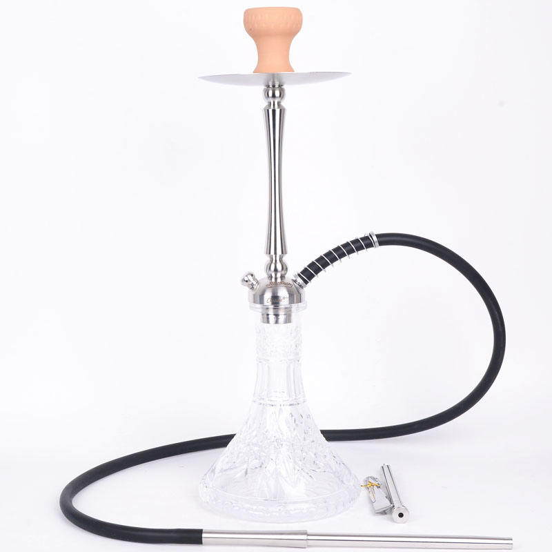 New Design Hot-Selling Single Tube Gift Box Mixed Color Hookah Shisha Stainless Steel Hookahs