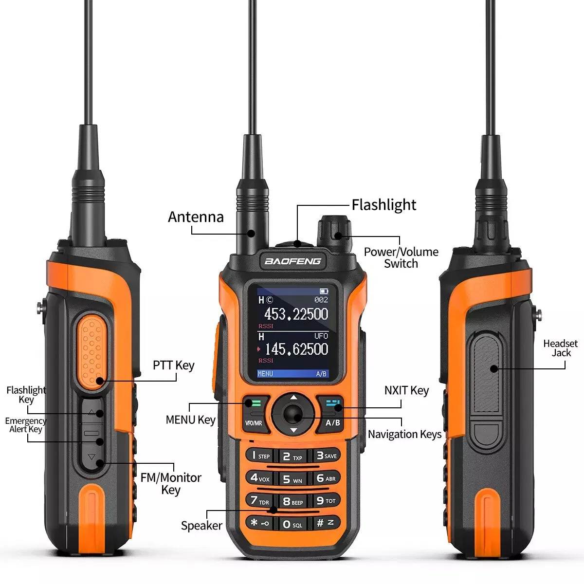 Портативная рация Baofeng UV-21 PRO V2, 10Вт