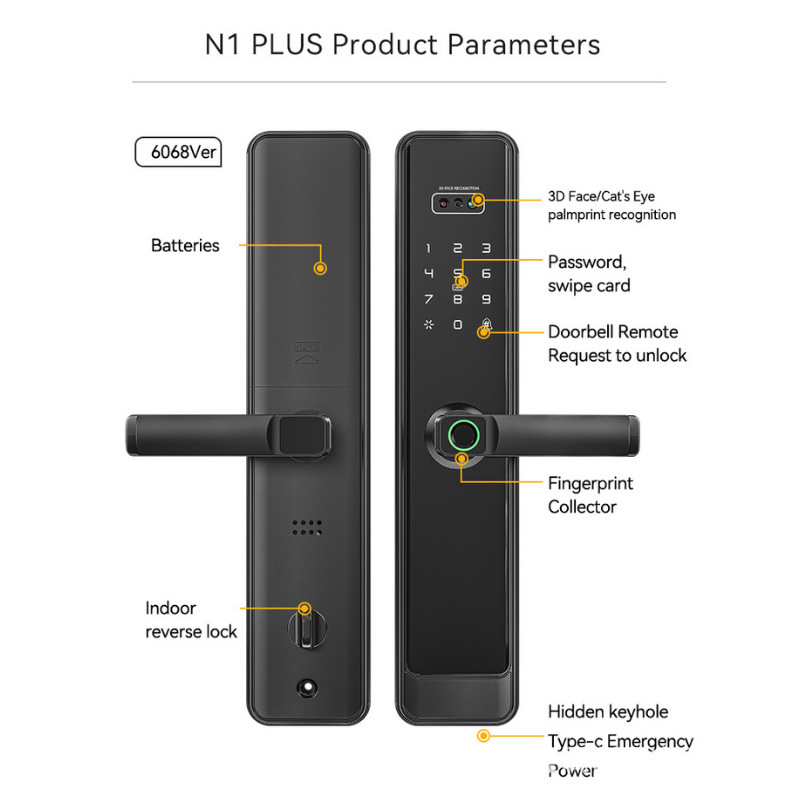 Secure Digital Code Entry Door Smart Lock for Ultimate Protection