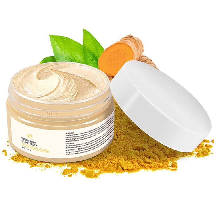 OEM Tumrmeric Clay Mask Detoxifying Acnes Control Vitamin C Clay Face Mask
