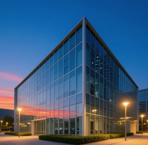 Unitized Aluminum Glass Curtain Wall Facade