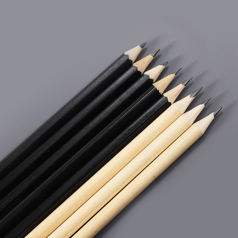 Wholesale Hotel Guestroom Customized Pencil Logo Brand Printed Wooden Pencil