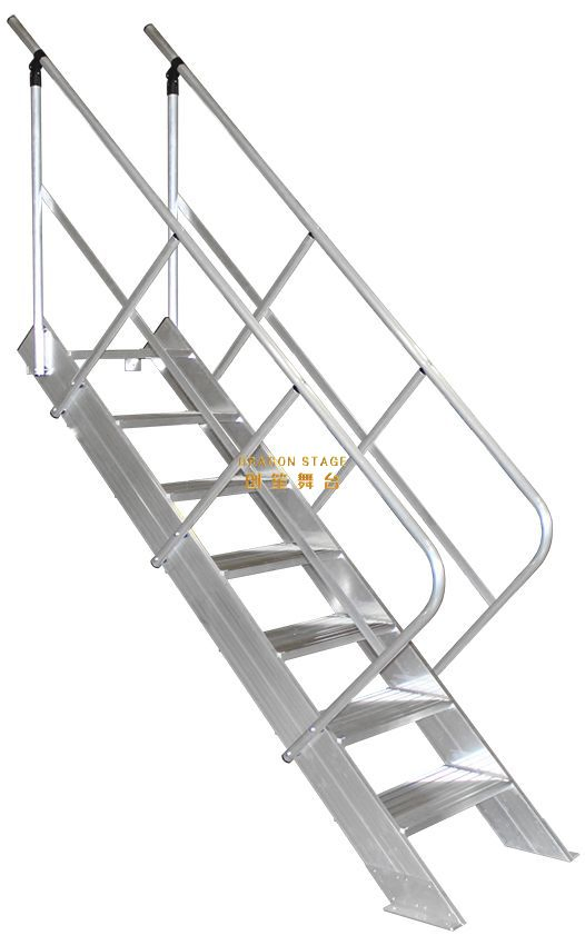 China Brand Marine Aluminum Step Ladders with Handrail