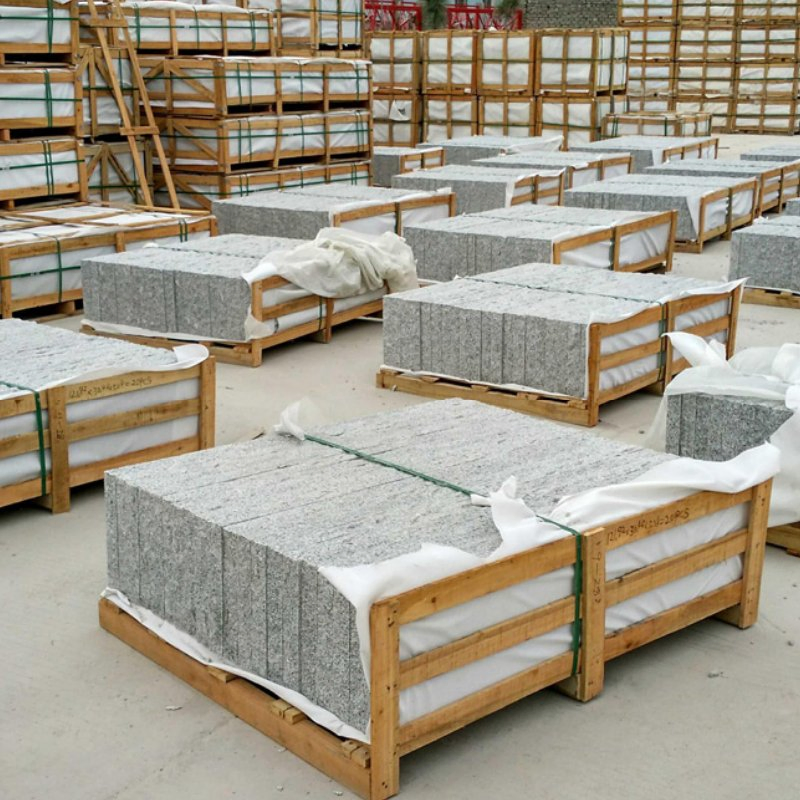 Chinese Split Edge G603 Grey Granite Kerbstone for Driveway Border/Outdoor Paving