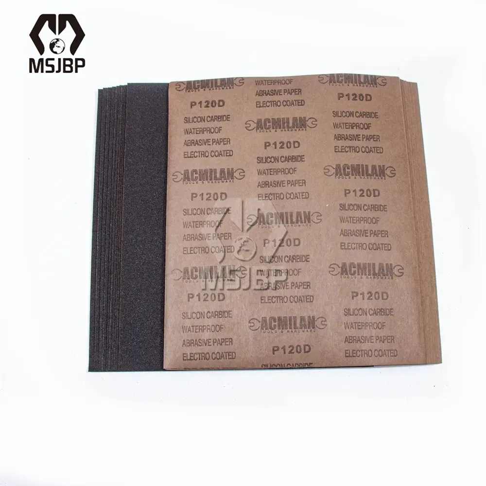 Acmilan P60 Black Silicon Carbide Waterproof Sandpaper