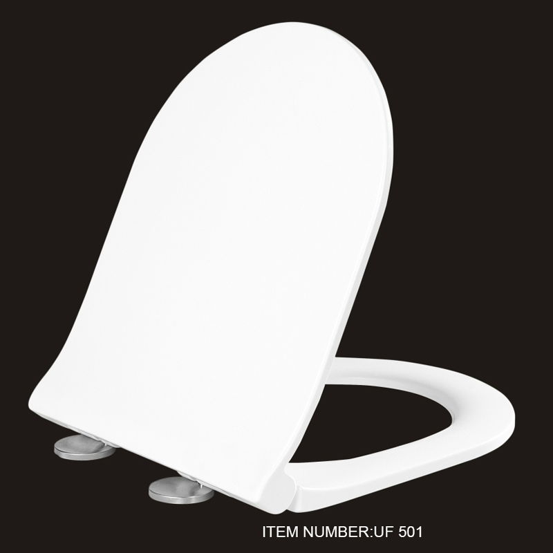 Slim UF Toilet Seat Cover Slow-Down Close Comfortable Toile Lid