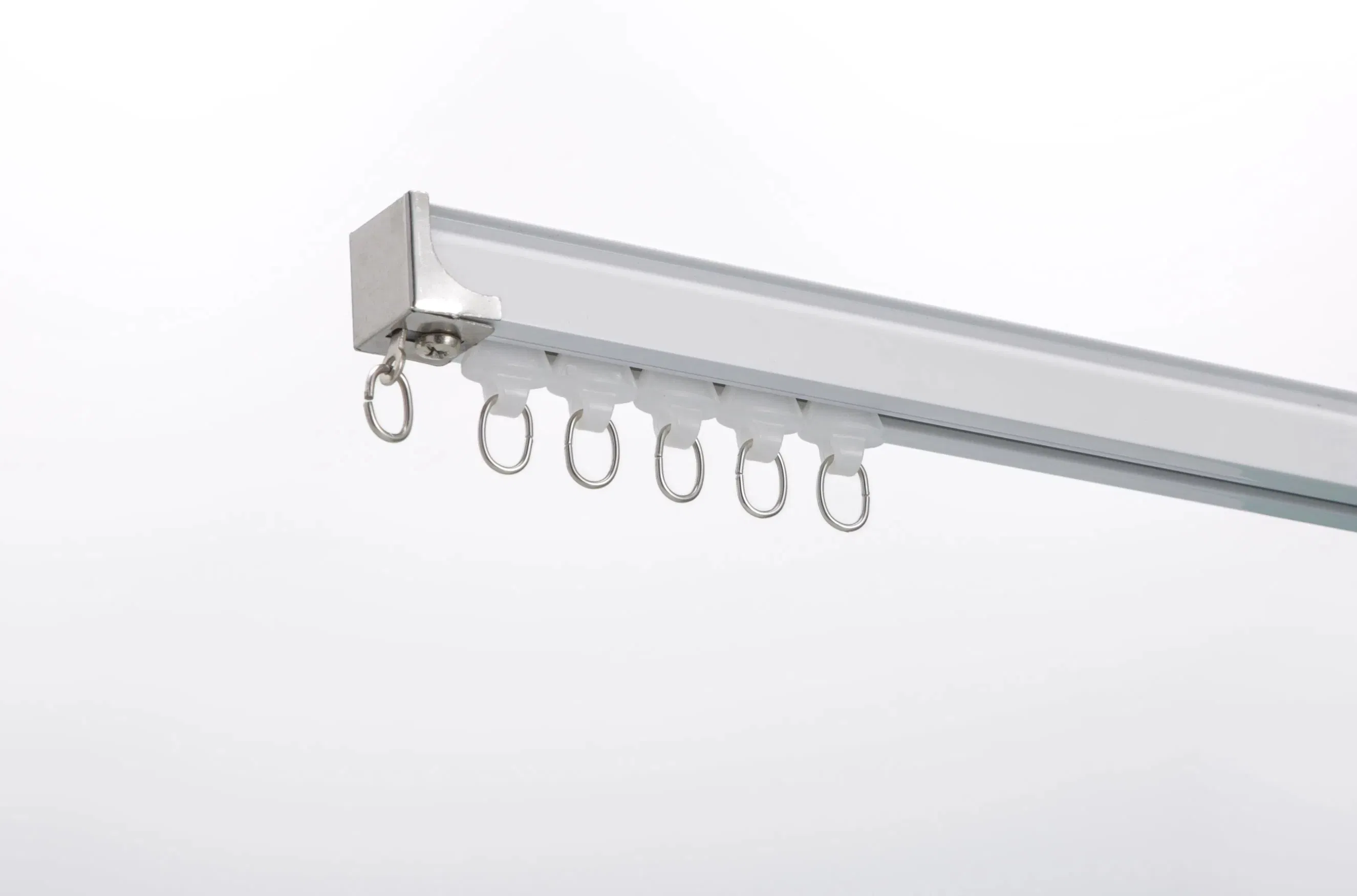 Hot Selling 6 Meter White Color Curtain Track Rail with Accessories for Wholesale