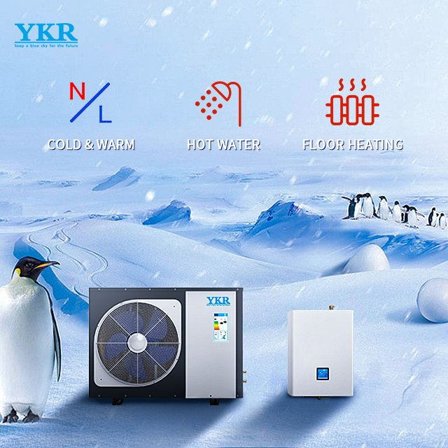 DC Inverter Heat Pump 15kw R32 10kw 15kw 20kw Split Type DC Inverter Heat Pump Water Heater
