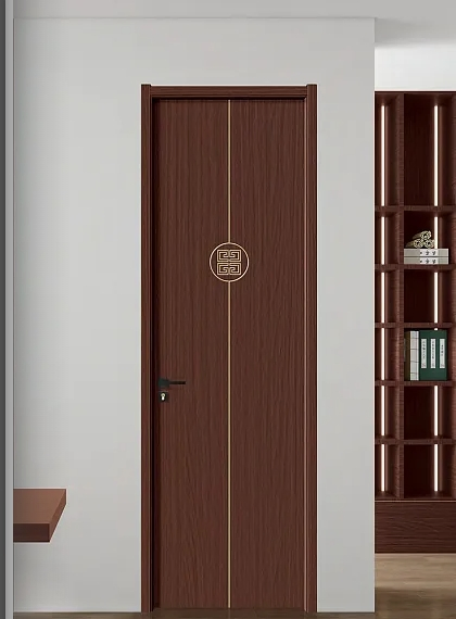 Stylish Warp-Resistant Moisture-Proof Quality Modern Flat Panel Door for Villas