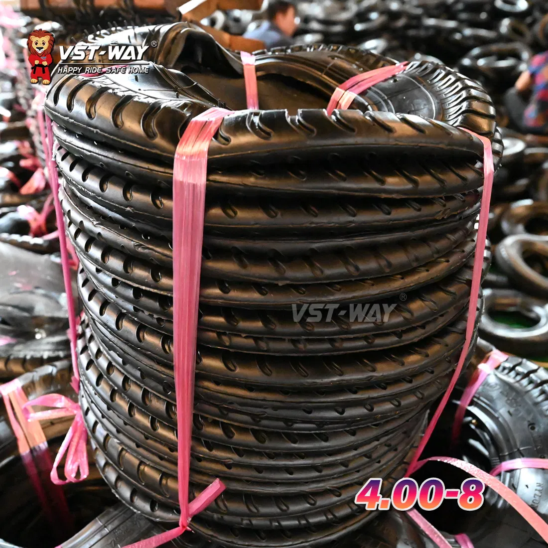 Колесо для садовой тачки 4.00-8 с камерой