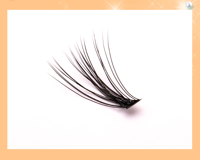 Hot Sale Natural False Eyelashes Pre-Cut Segmented Eyelash Lash Extensions