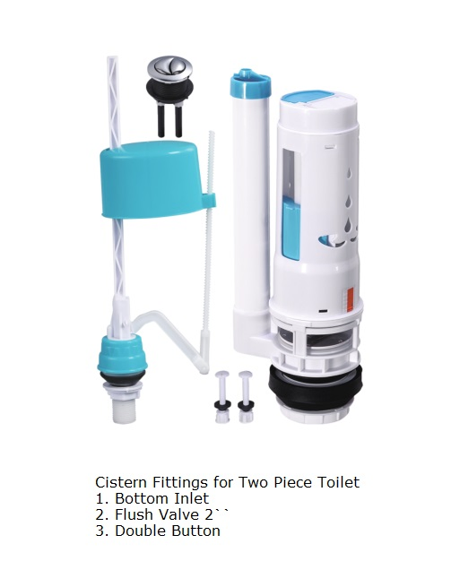Plumbing Fittings, Flush Mechanism, Cistern Fittings, Tank Accessories, DIY Toilet Tank Parts