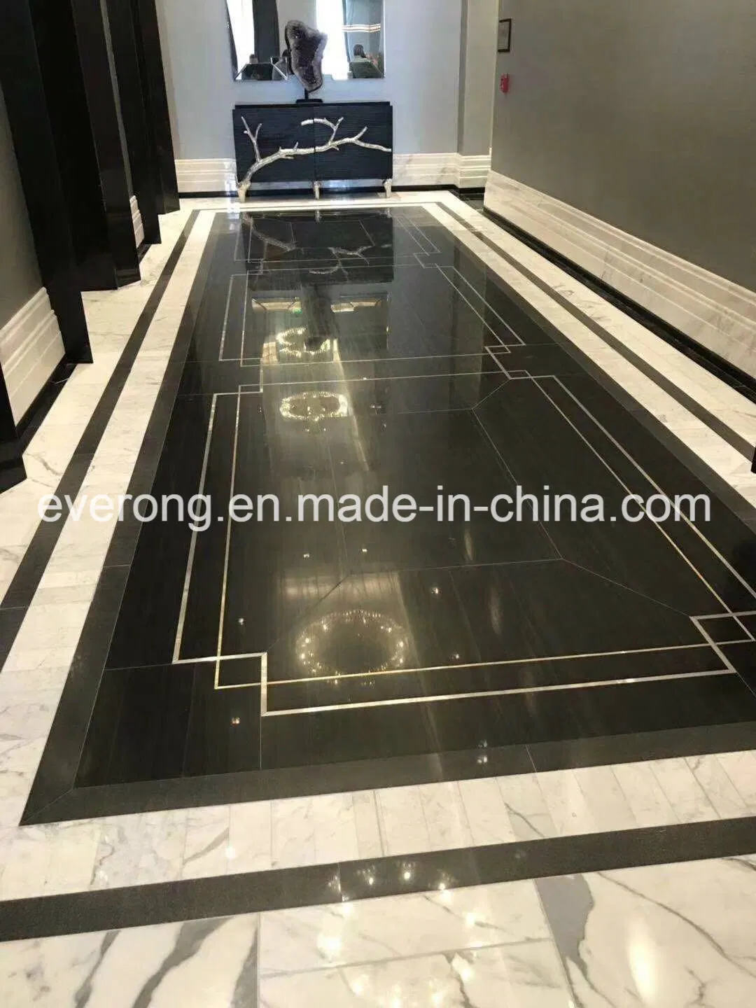 Royal Golden Sandalwood Marble, Ebony Lines Marble Tile for Wall, Floor, Countertop