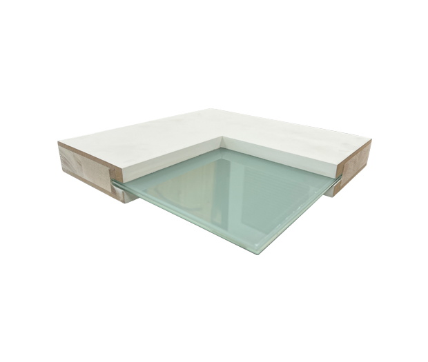 Stylish 32X80 Inch Solid Core Frosted Glass Door