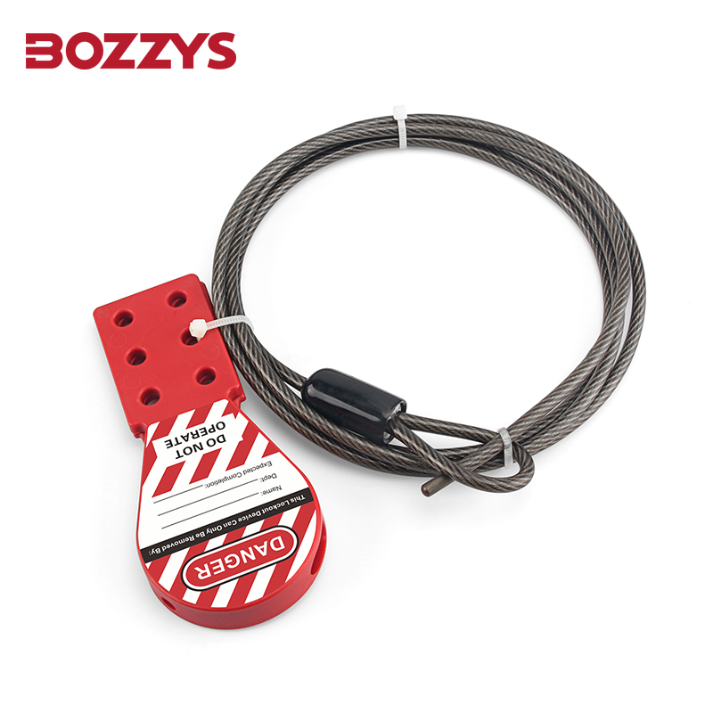 Industrial Safety Cable Lock out Device Used with Loto Padlock