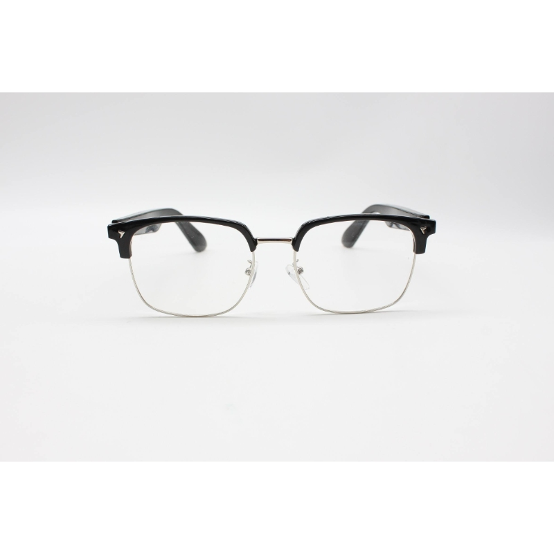 Fashionable Ai Glasses for Audio Music Call Camera Control Solid Lens PC Frame Diamond Face Shape Daily Use Travel USB