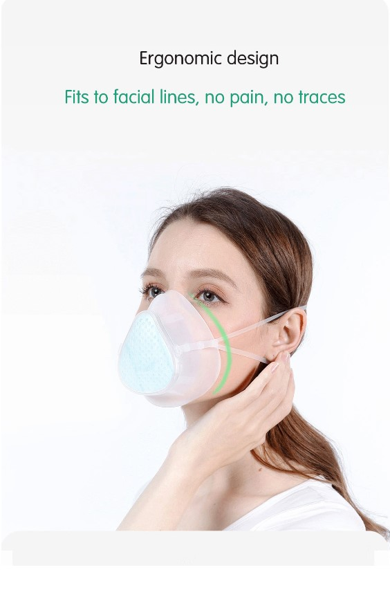 Reusable N95 Silicone Mask with Replacable Filters
