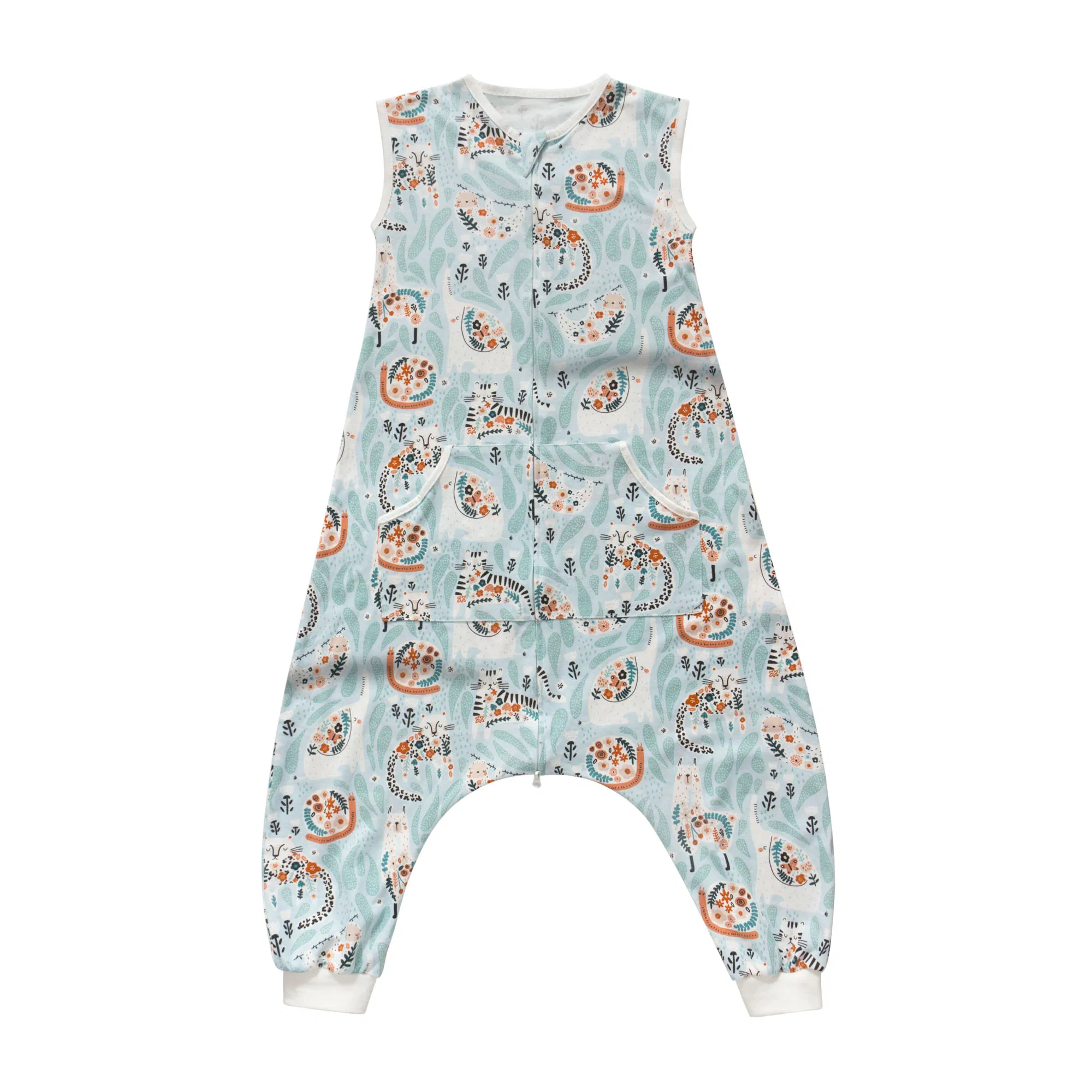 Professional Manufacturer Infant 100% Cotton Soft Sleep Sack Adjustable Baby Sleeping Bags for Newborn with Legs