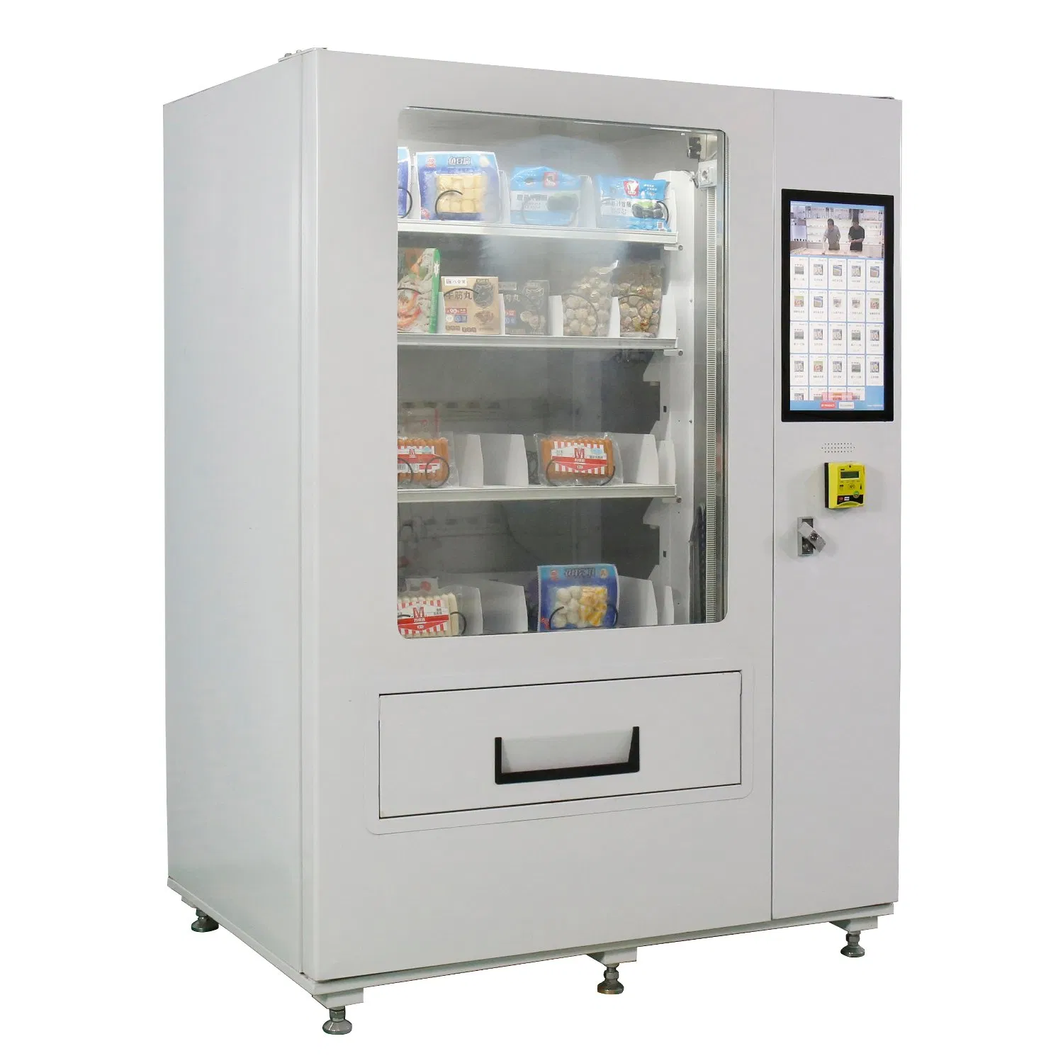 Elevator -18° C ~4° C Fresh Food Vending Machine for Sale Meat Seafood and Ice Cream