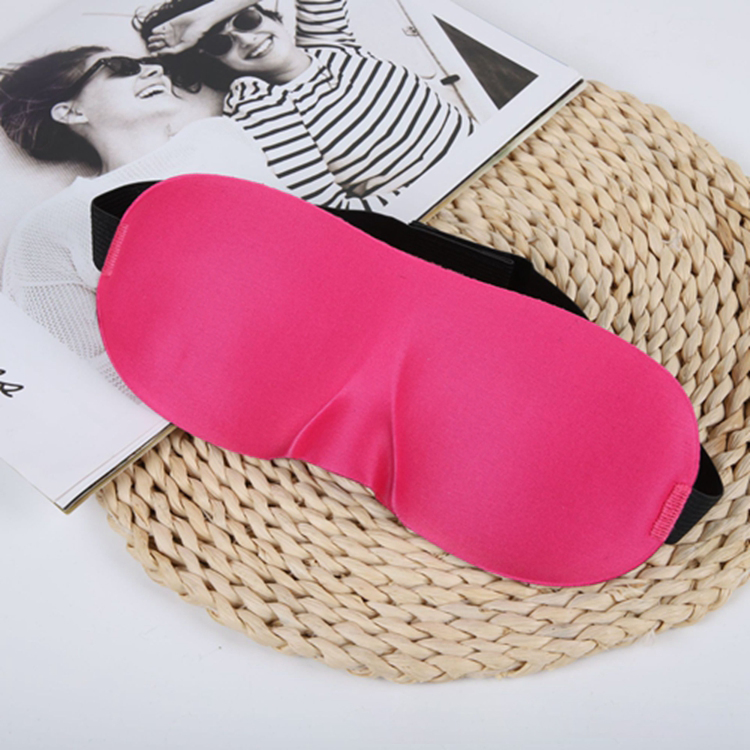 3D Contoured 100% Blackout Eye Mask for Sleeping with Adjustable Strap