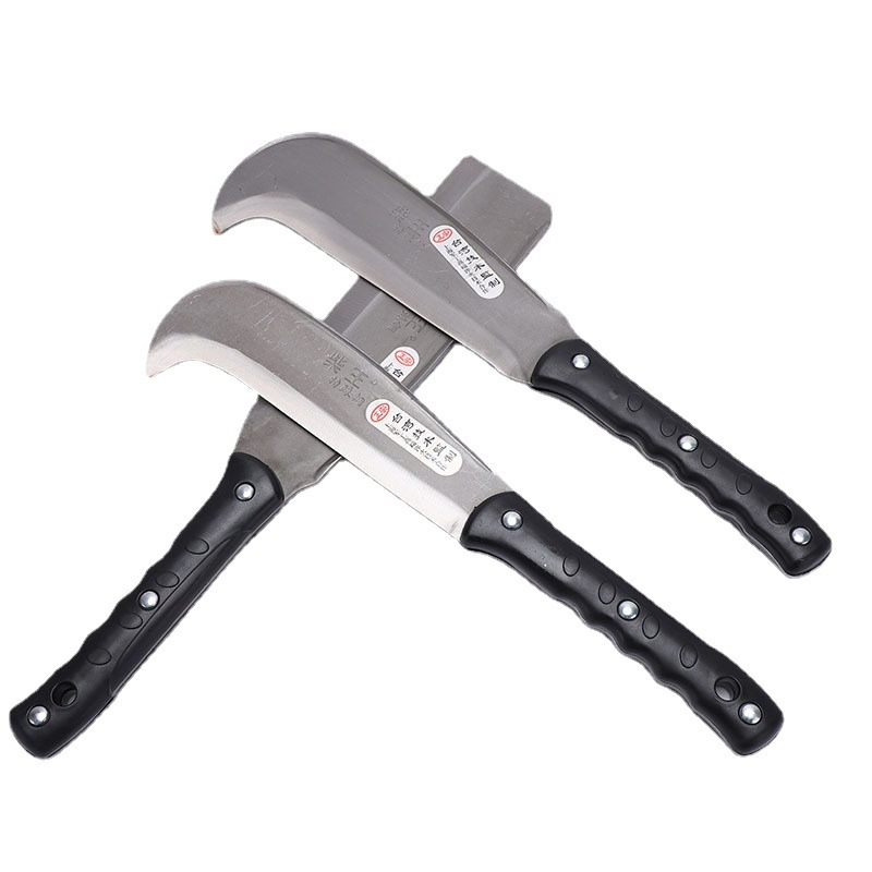 Cheap Hardware Hand Farm Tools Farming Sickles Outdoor Steel Short Handle Firewood Sickle