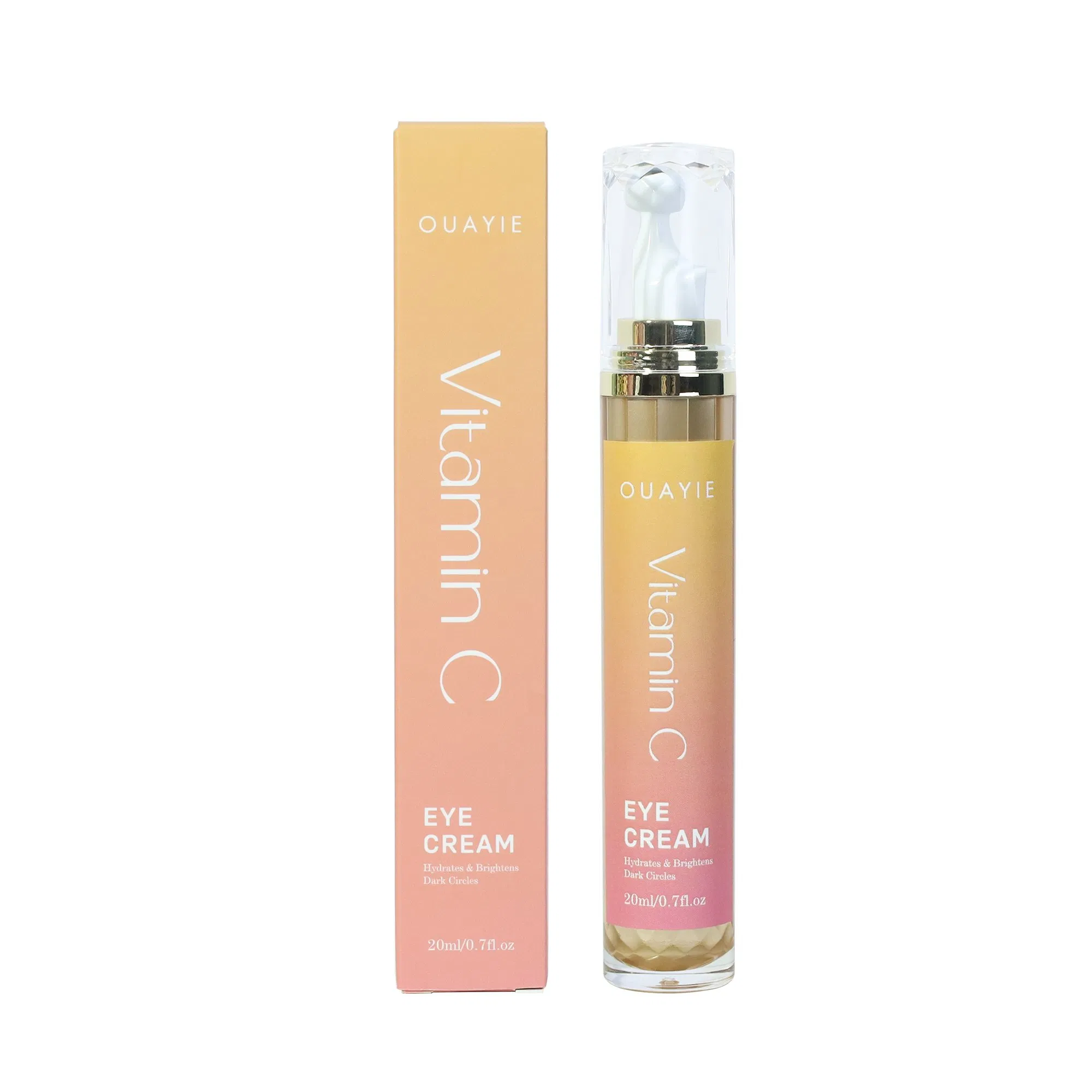 Beauty Cosmetics Skin Care Anti-Aging Moisturize Massage Roller Vitamin C Eye Cream