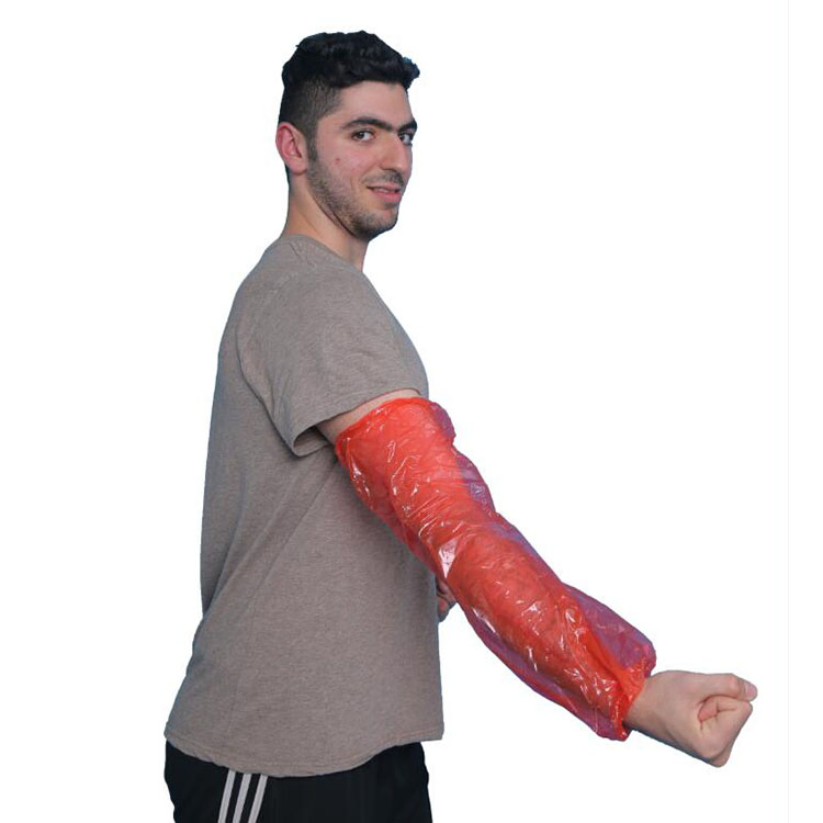 Various Color Disposable Arm Sleeve Cover Protective PE Sleeve for Wholesale