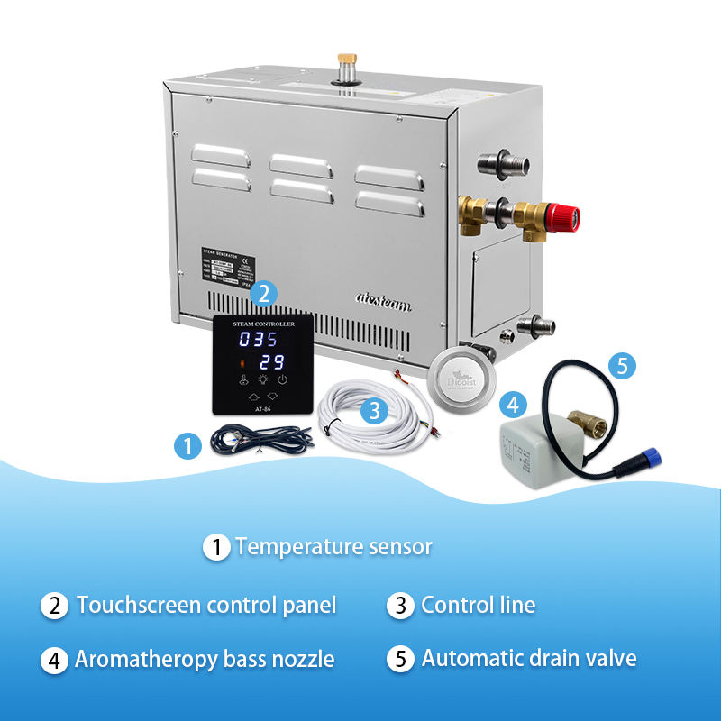 Парогенератор ATCSTEAM 9 кВт для сауны и хамама