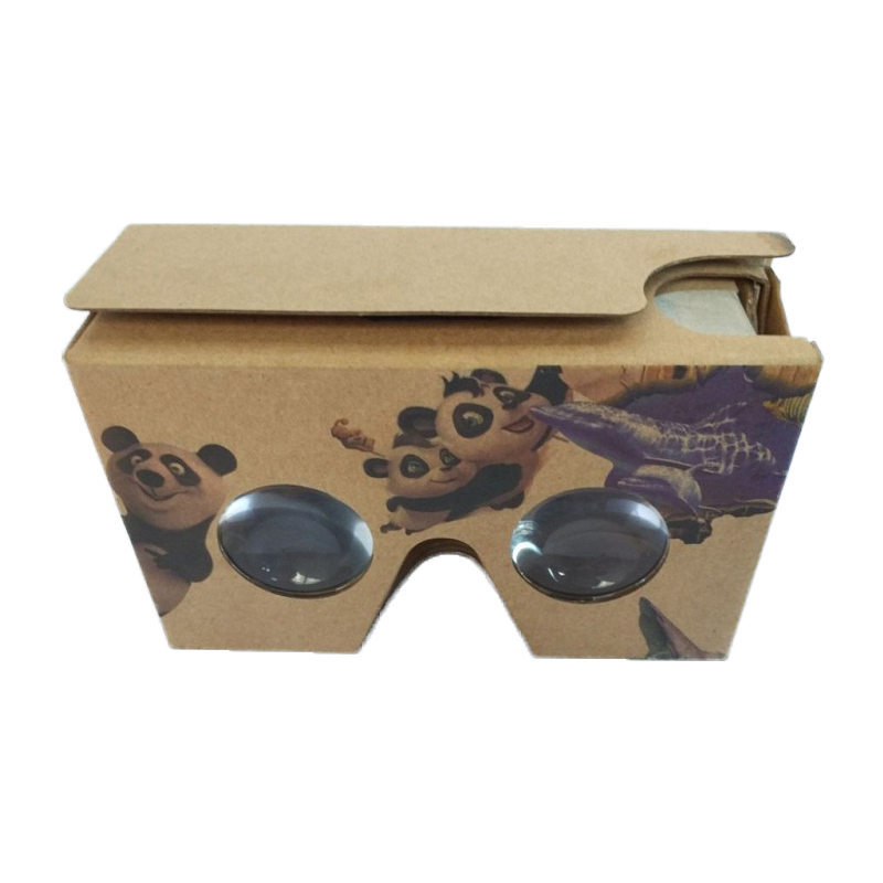 Cheap Price OEM High Quality Virtual Reality Google Cardboard Custom Brand Logo Cardboard Glasses for 3D Video