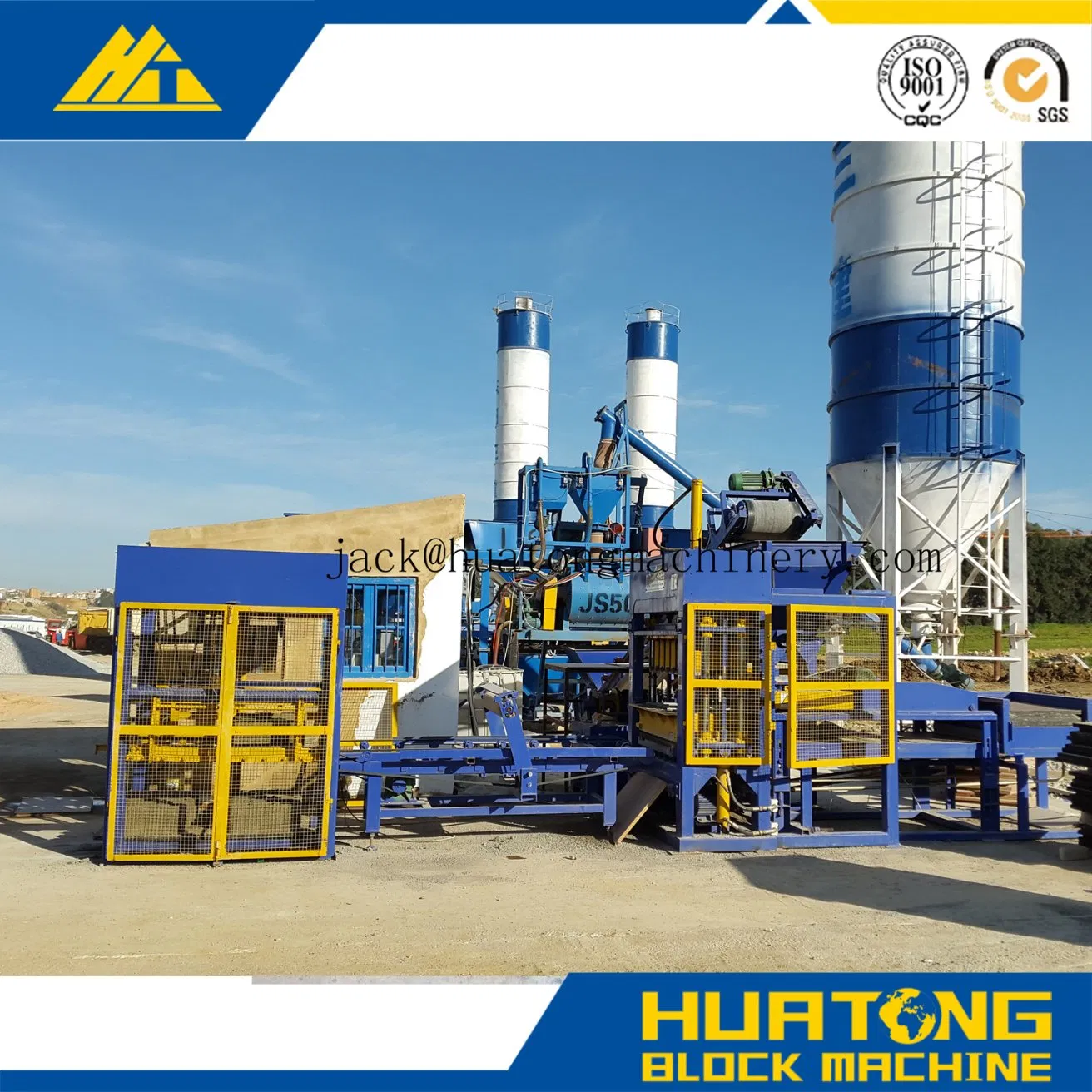 Durable and High Capacity Production Qt5-15 Automatic Concrete Block Making Machine