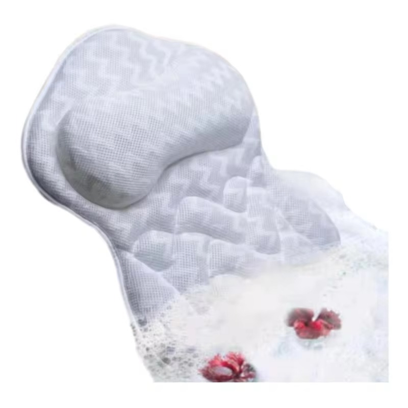 Promotional Existing Goods Durable Strong Non-Slip Suction Cups Anti-Slip Soft Bath Pillow