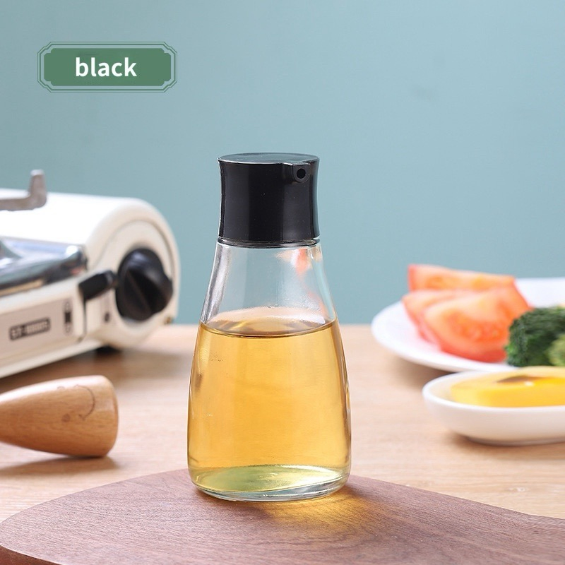 Kitchen Household Leak-Proof Glass Seasoning Oil Bottle Pot Storage Soy Sauce Dispenser for Restaurants