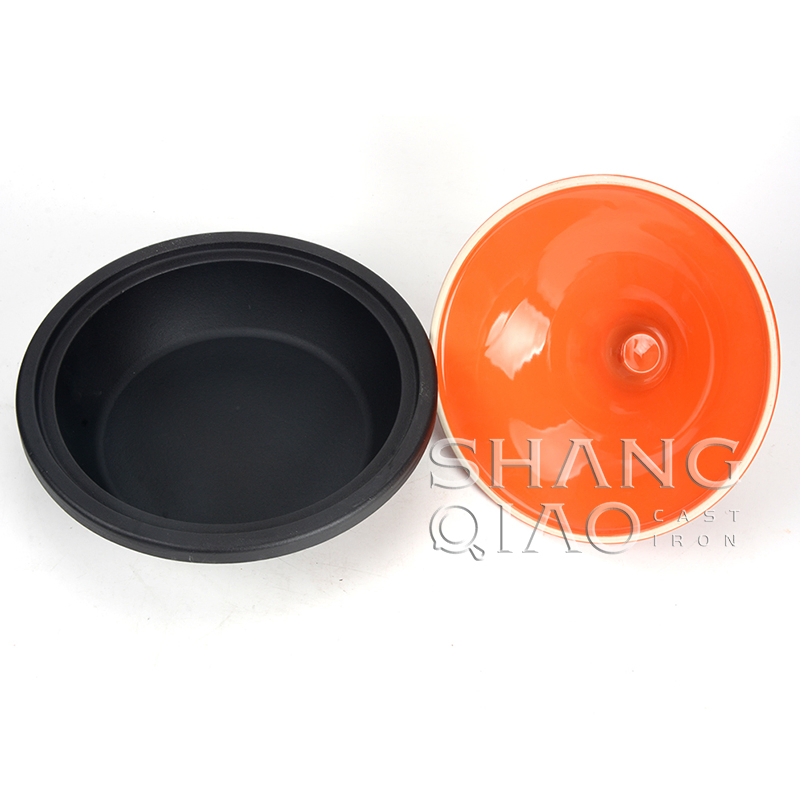 Марокканский тажин из эмалированного чугуна, 27 см