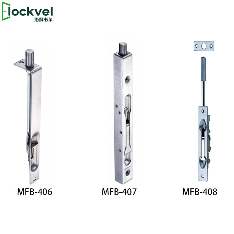 304 Stainless Steel Door Flush Bolt Lock for Double Wooden Door