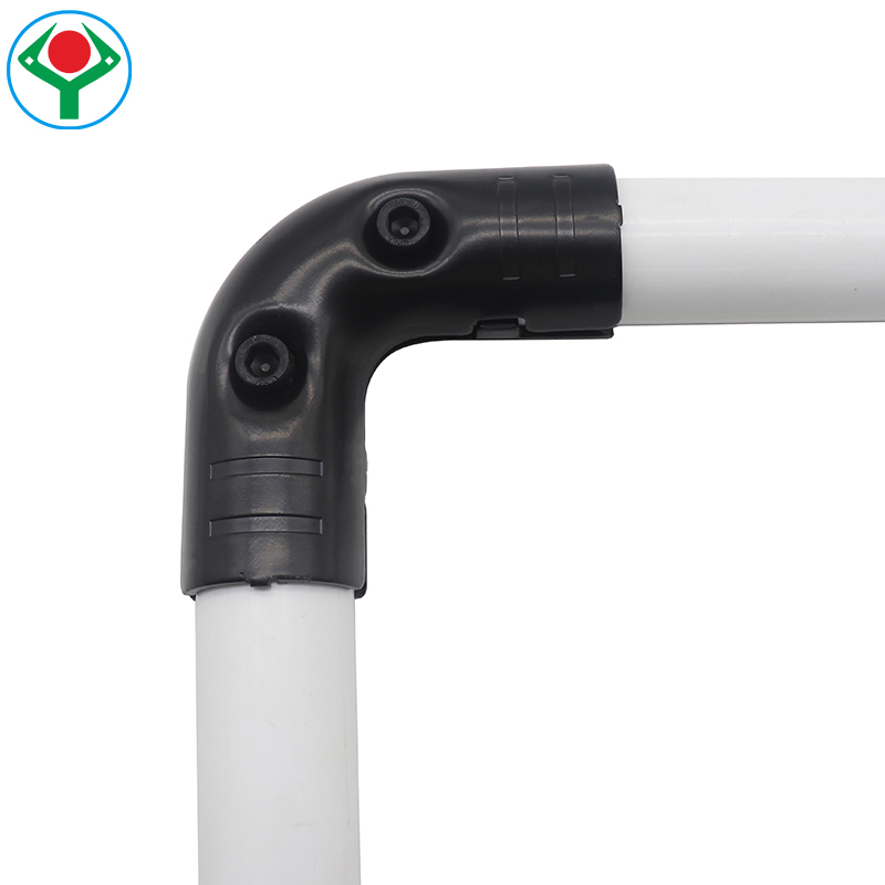 Ys-16 High Strength Round Corner Connector Round Angle Joint Set for Ergonomic Cart Handles