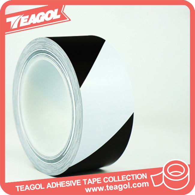 Rubber Glue White-Green PVC Adhesive Warning Duct Tape