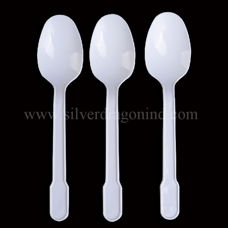 Custom PP/PS Disposable Plastic Spoon, Teaspoon, Coffee/Dessert/Icecream Spoon