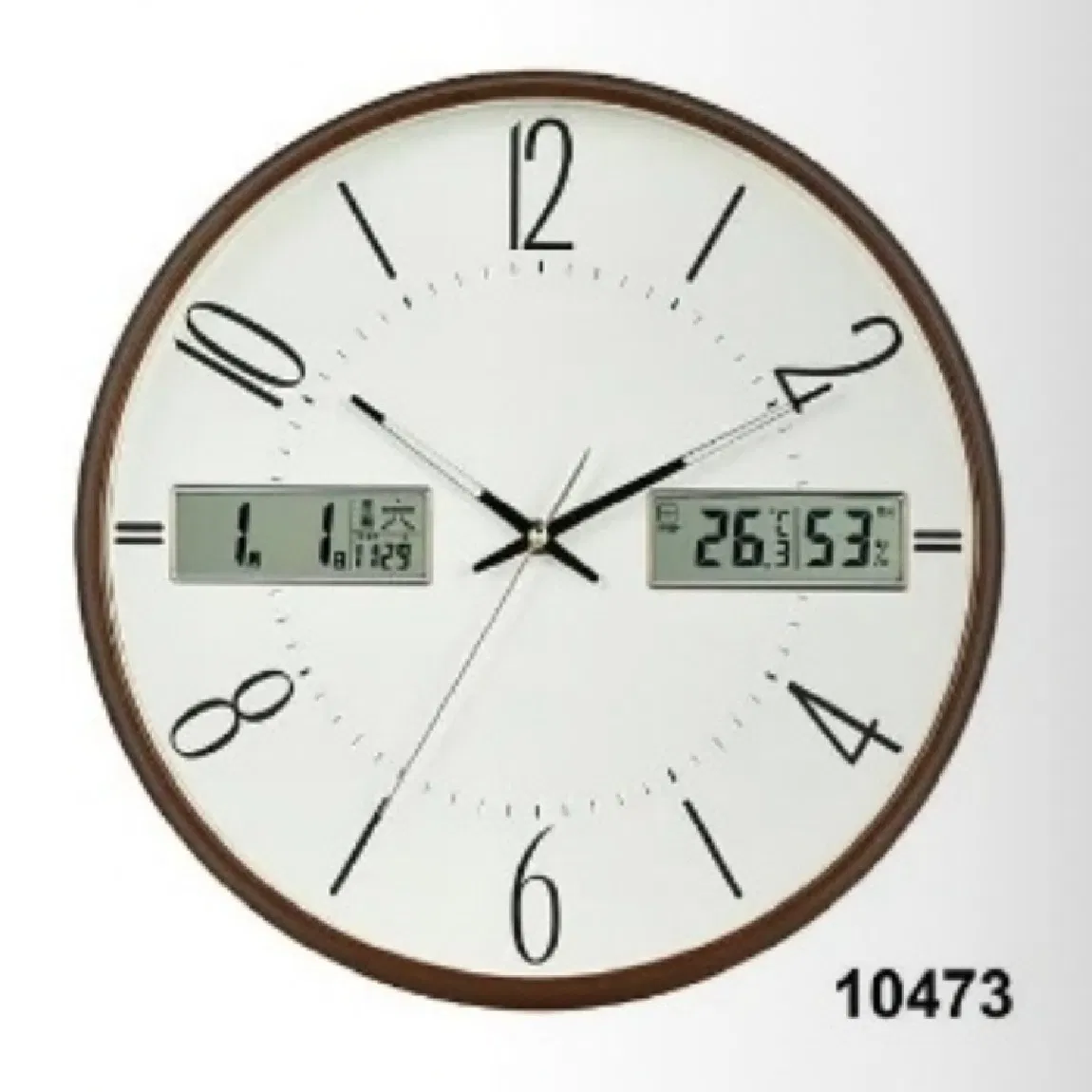 Circular Factory Price 12 Inch Export Quality Time Quartz Simple Clock