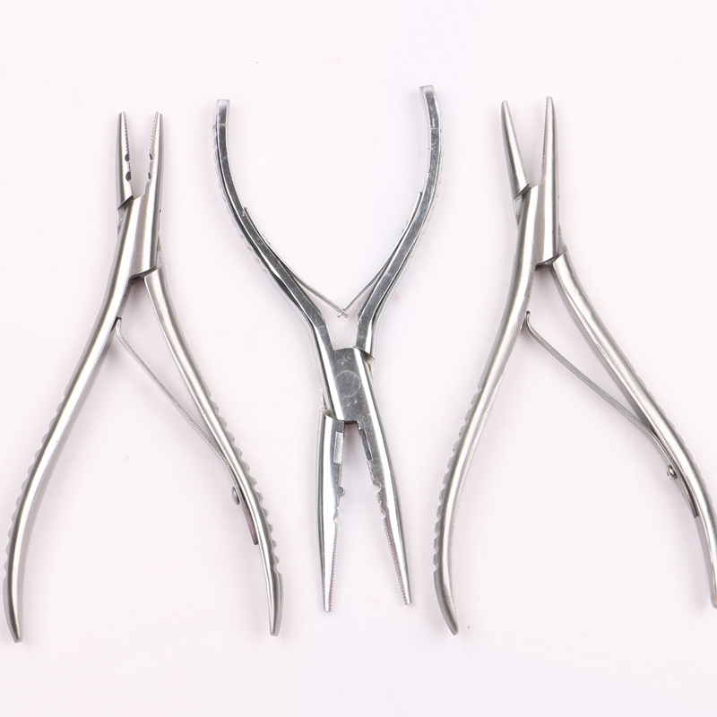 Пинцеты для микроколец наращивания волос, сталь