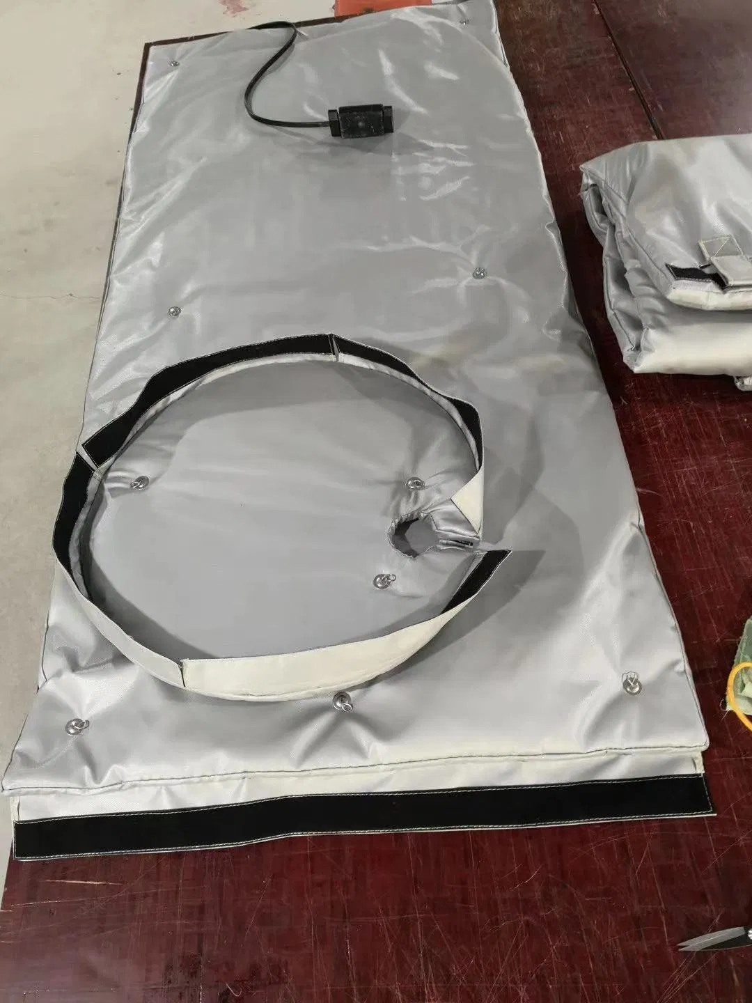 Silicone Coating Fabric Electric Tracing Removable Thermal Insulation Cover