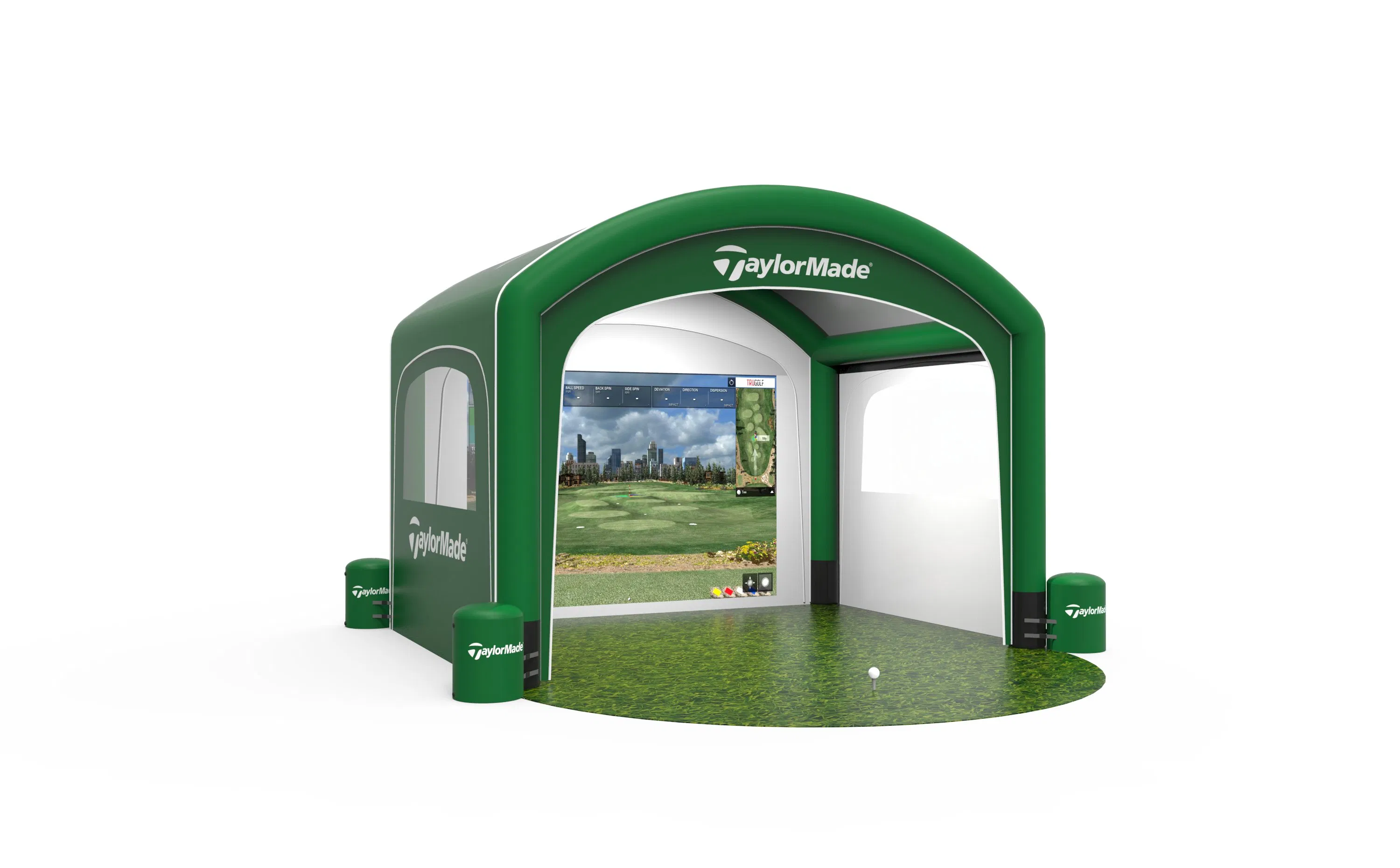 Factory Direct Inflatable Golf Enclosure for Indoor Simulator Waterproof Oxford