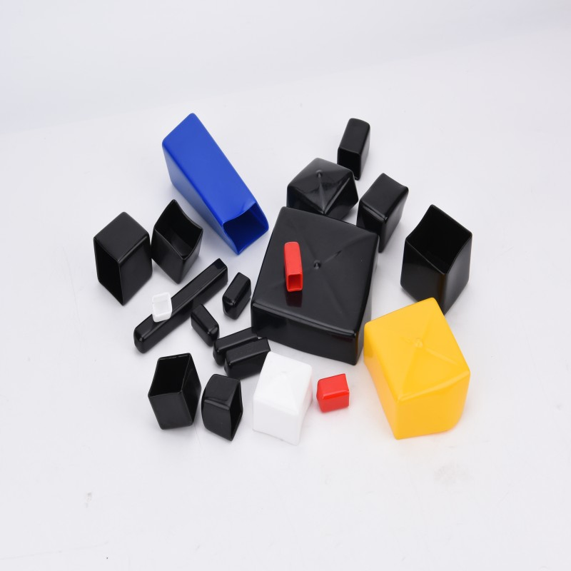 2 Inch Square Tube Plastic End Caps Vinyl Square Tubing End Caps Plastic Caps for Square Tubing