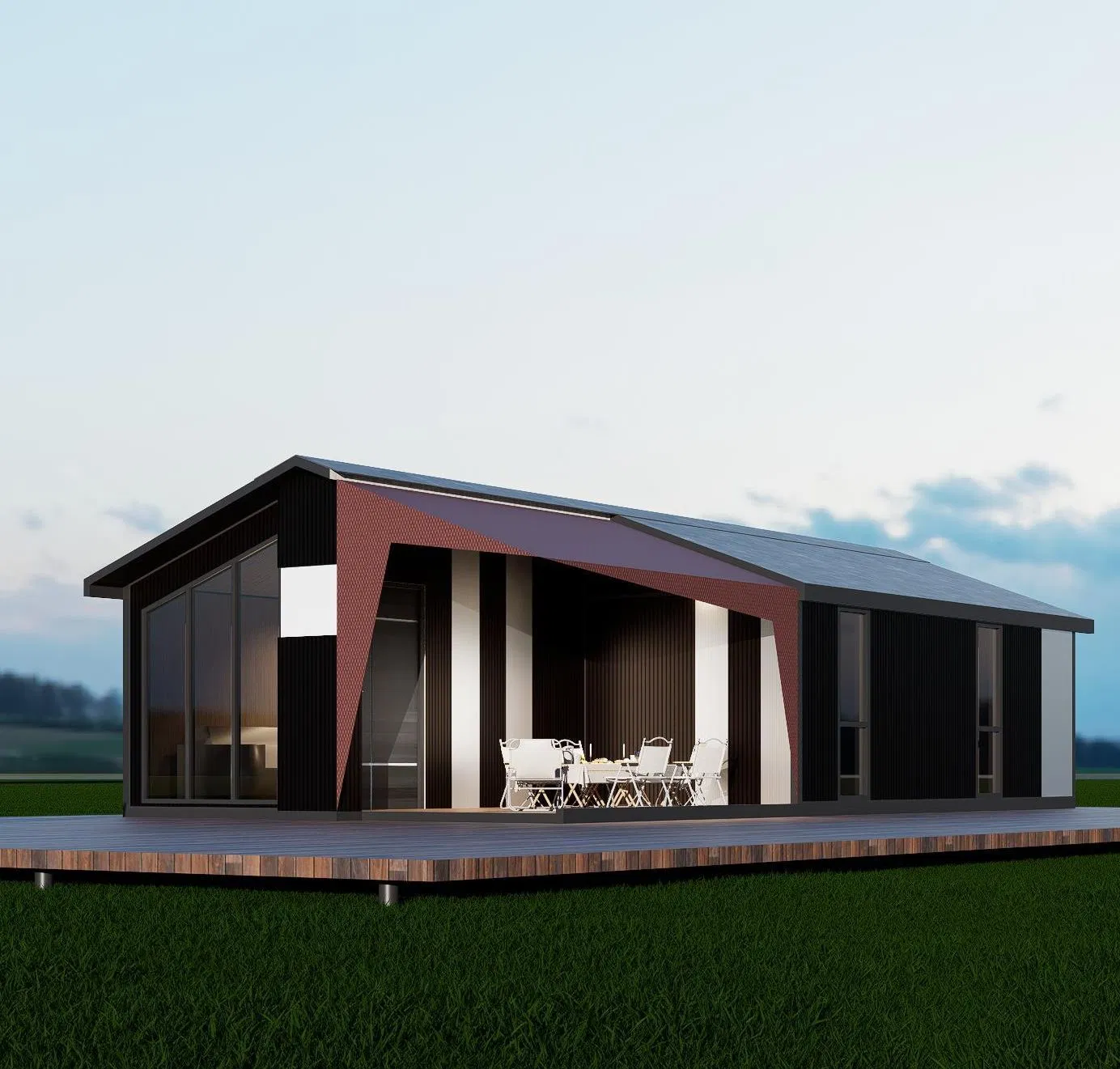 Luxury Eco Tourism Resort Expandable Container Prefab House Casa Modular Prefabricada House Folding House