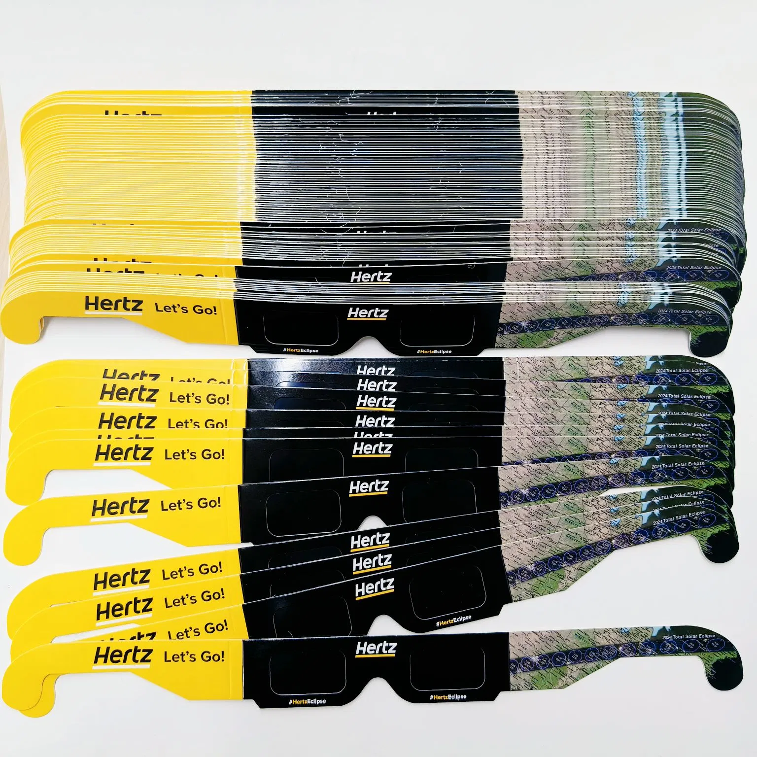 2024 ISO Certificated Solar Eclipse Glasses Paper Solar Eclipse Viewing Glasses