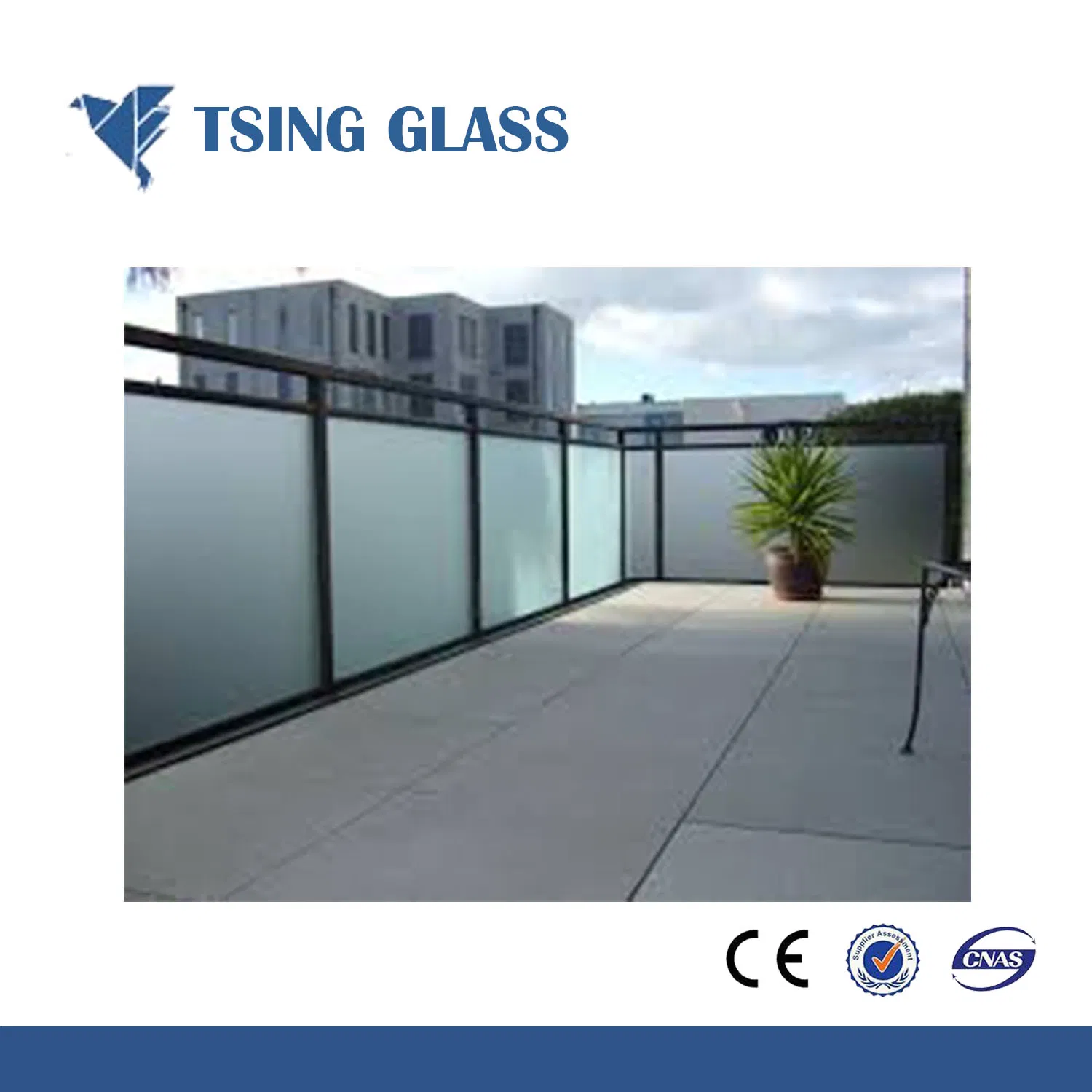 4-15mm Clear/Colored Frosted Glass Acid Etched Glass