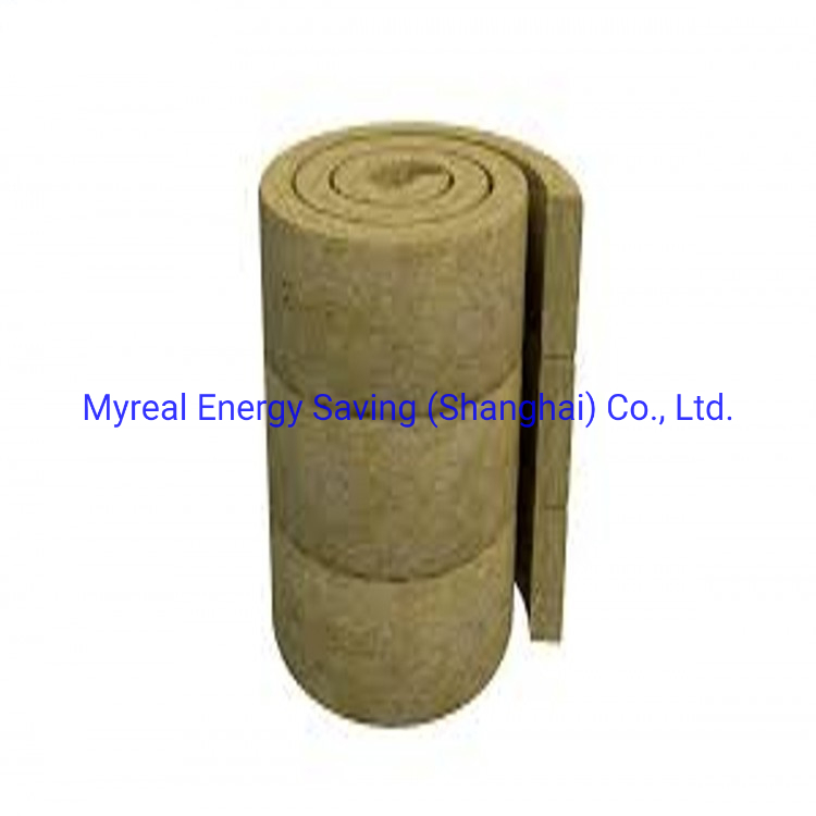 Wire Mesh Basalt Wool Thermal Duct Insulation Rock Wool Wire-Meshed Blanket