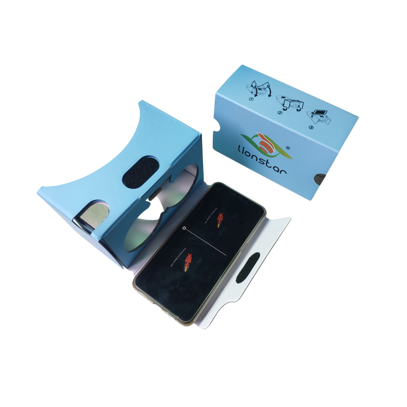 Google Cardboard OEM Customized Color Printing 3D Vr Headset