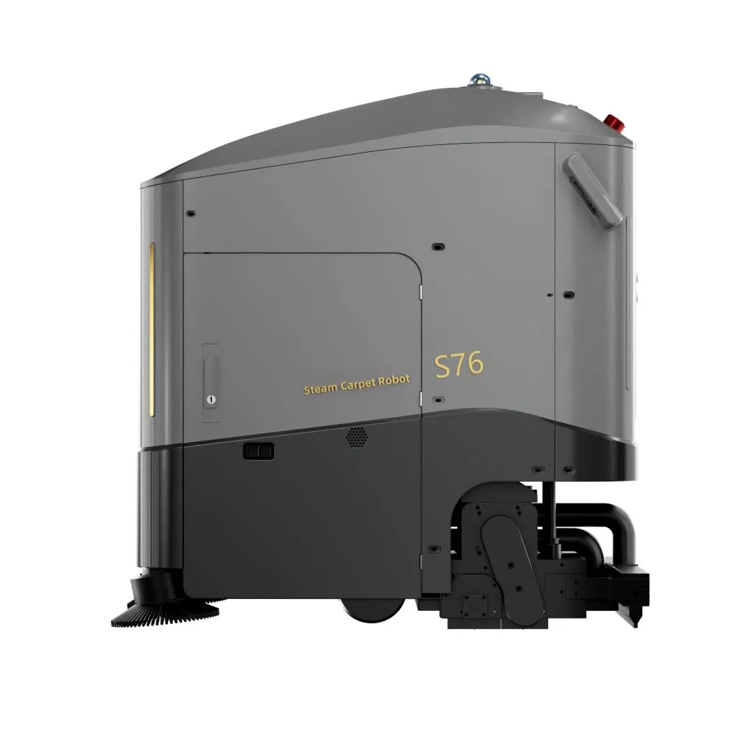 Self-Emptying High Temperature Steam Mopping Machine Floor Carpet Cleaning Robot