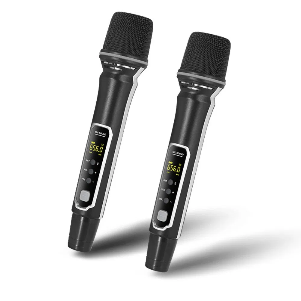 Hot Selling Adjustable Frequency Charging Model Singing Conference Audio Wireless Microphone