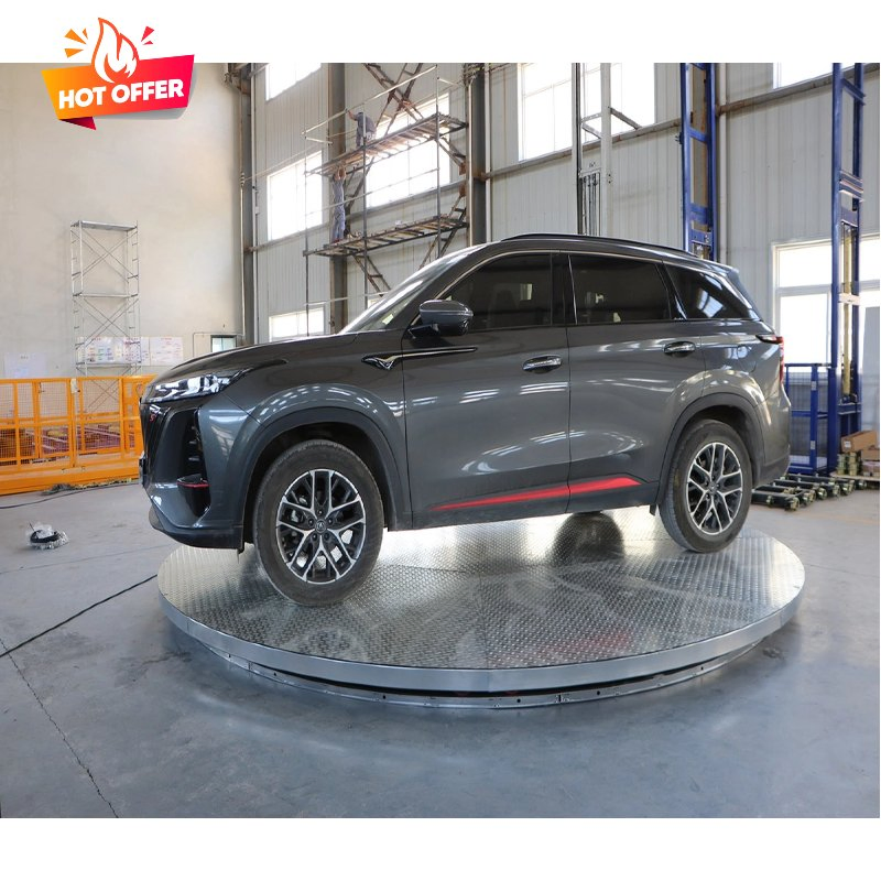 Electric Portable Car Turntable for Garage Automatic Rotating Platform Car Display Turntable Car Parking Turntable